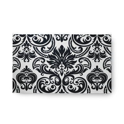 Bayze Chenille Damask Indoor Rug