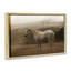 «Morning Mist Horse Portrait», art mural sur toile flottant gris par Jadei-2098522829-2098853648