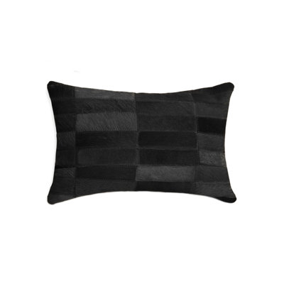 Torino Animal Print Leather/Suede Throw Pillow