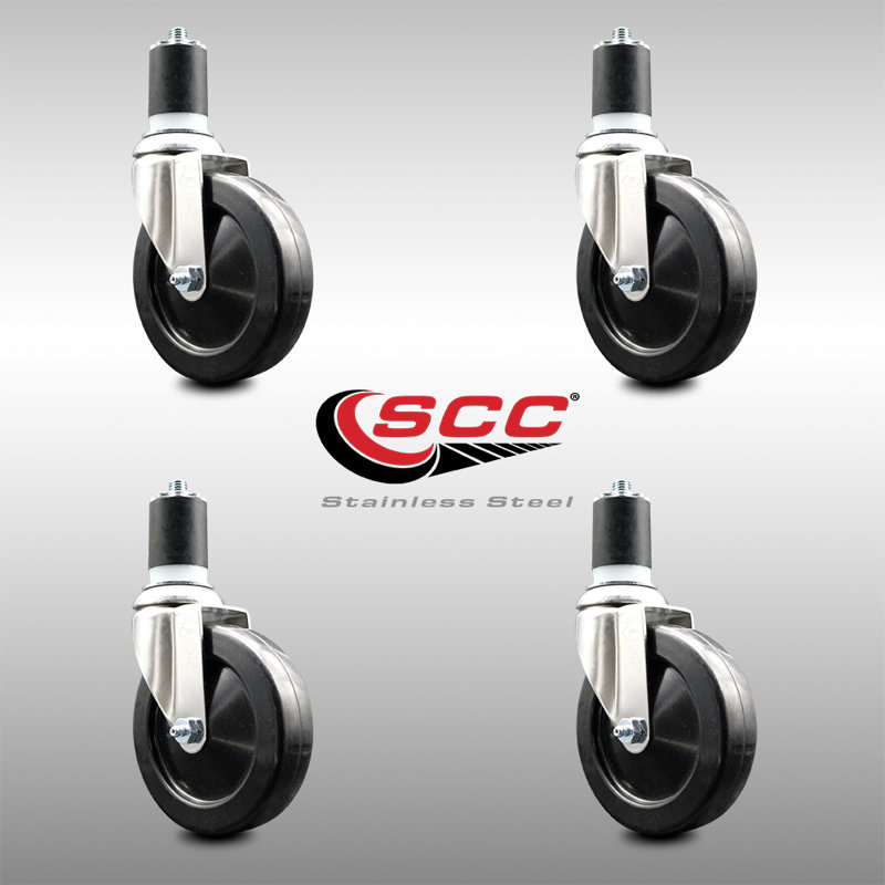 Hard Rubber Casters