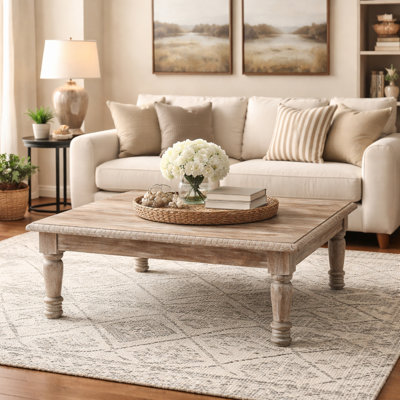 Briarwood Distressed Square Coffee Table