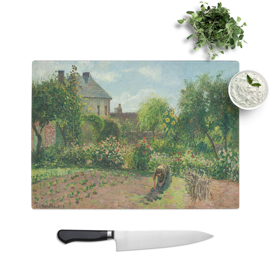 Garden at Eragny by Camille Pissarro Chopping Board
