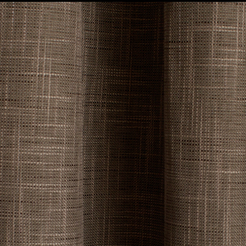 Mentzer 100% Polyester Room Darkening Solid Color Curtain Panel with Grommet Top , 50" W x 84" L, Sand