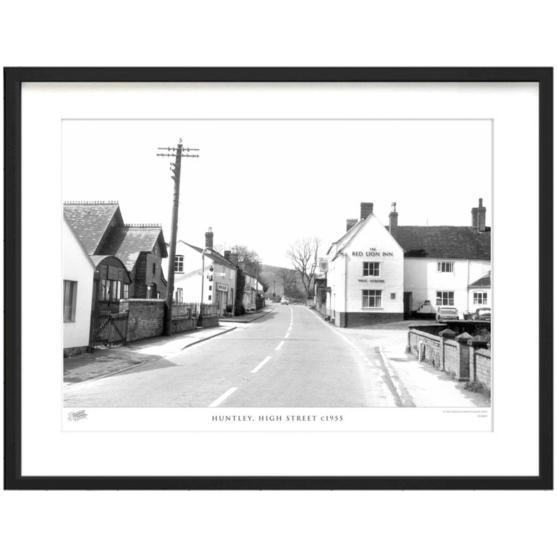 Huntley, High Street C1955 by Francis Frith - Single Picture Frame Print, 60cm H x 80cm W x 2.3cm D