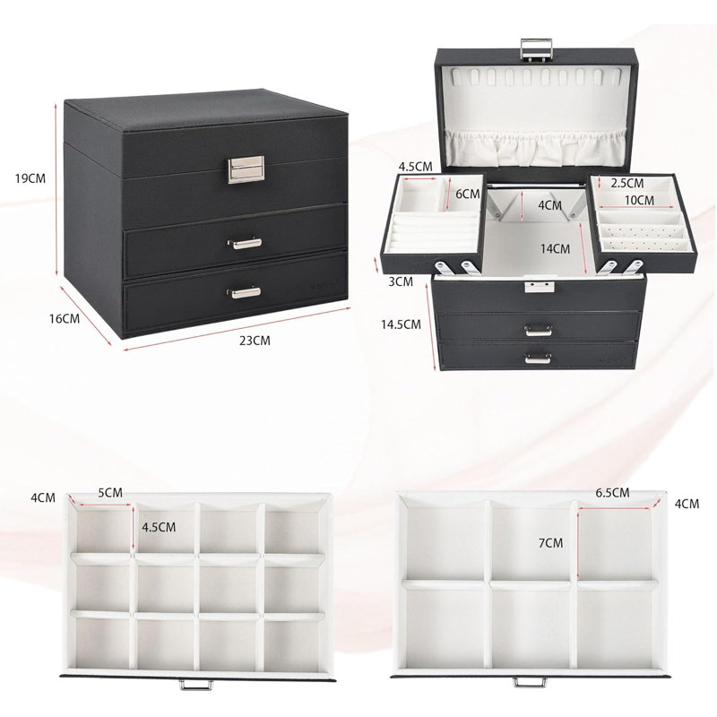 Jewellery Box +, Black