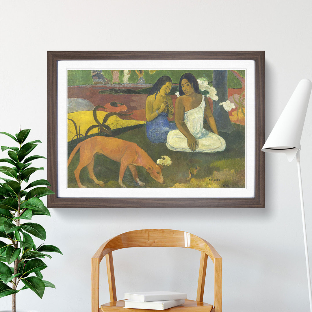 Arearea by Paul Gauguin - Picture Frame Painting