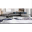 Tapis argenté et multicolore noué à la main de haute qualité-62092487