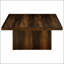 Ensemble de tables basses 2 pièces Dark Pine avec socles audacieux, parfait pour les salons modernes et élégants