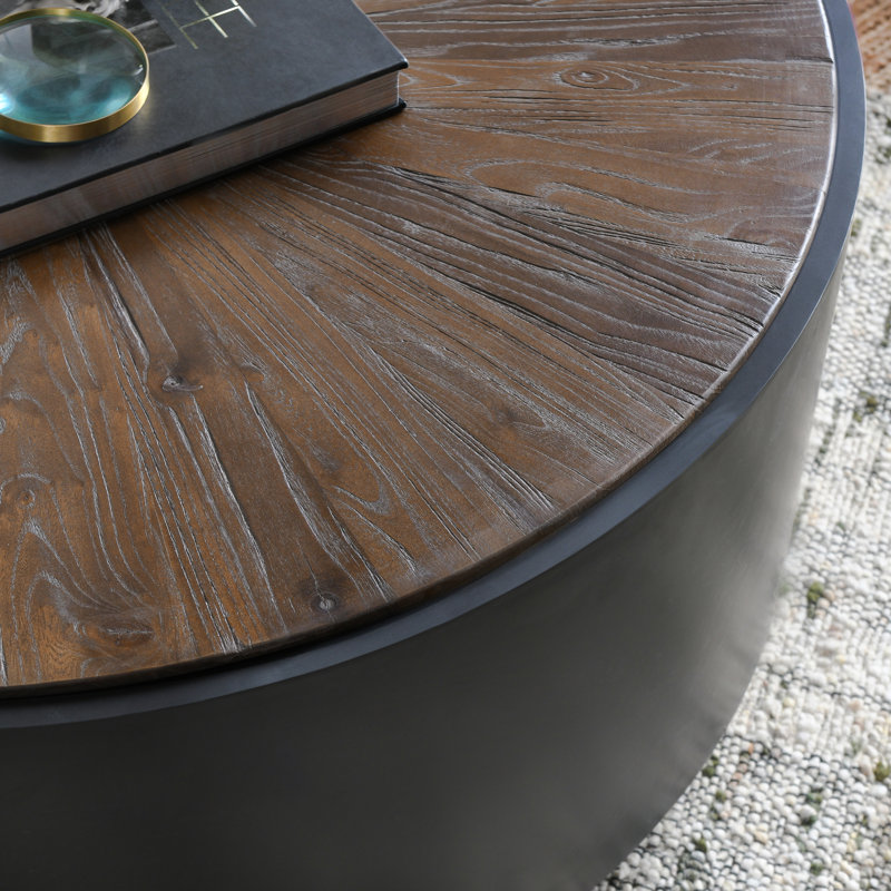 Salsbury Solid Wood Coffee Table, Black