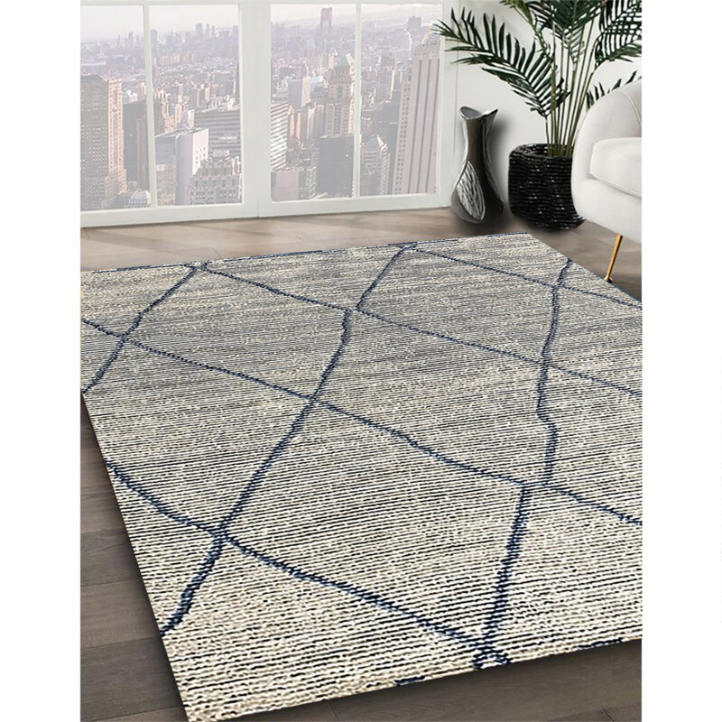 Geometric Indoor Rug, Square 6'