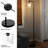 Marques Arched Floor Lamp - 65.75" Floor Lamp - Tall Modern Floor Lamp with Glass Shade and LED Edison Bulb - Bedroom, Home Office, or Living Room Decor-465002045