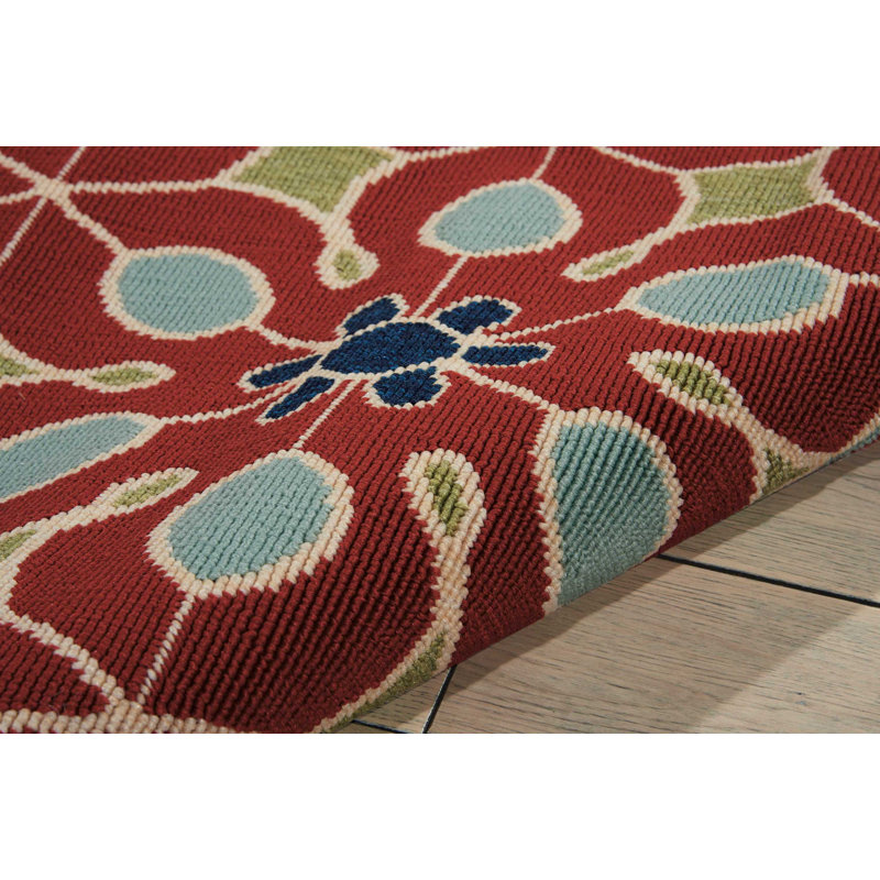 Tapis intérieur / extérieur Caragan, Rectangle 2 pi 6 po x 4 pi