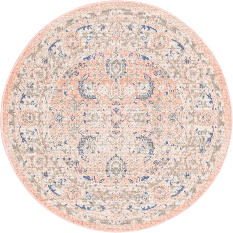 Denena Oriental Indoor Rug, Round 3'3"