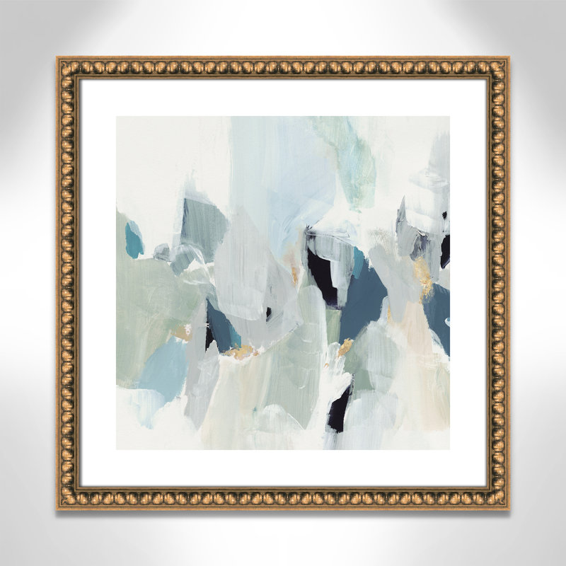 «Little Talks III» par Isabelle Z - reproduction d'art, H 24,75 po x l 24,75 po, Papier dans un cadre photo, Perlé dorée