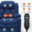 Up To 350 LBS Chenille Power Lift Recliner Chair, Heavy Duty Motion Mechanism With 8-Point Vibration Massage And Lumbar Heating, USB And Type-C Ports, Stainless Steel Cup Holders-1621255900