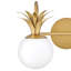 Gazala 2 Light Frosted Dimmable Vanity Light