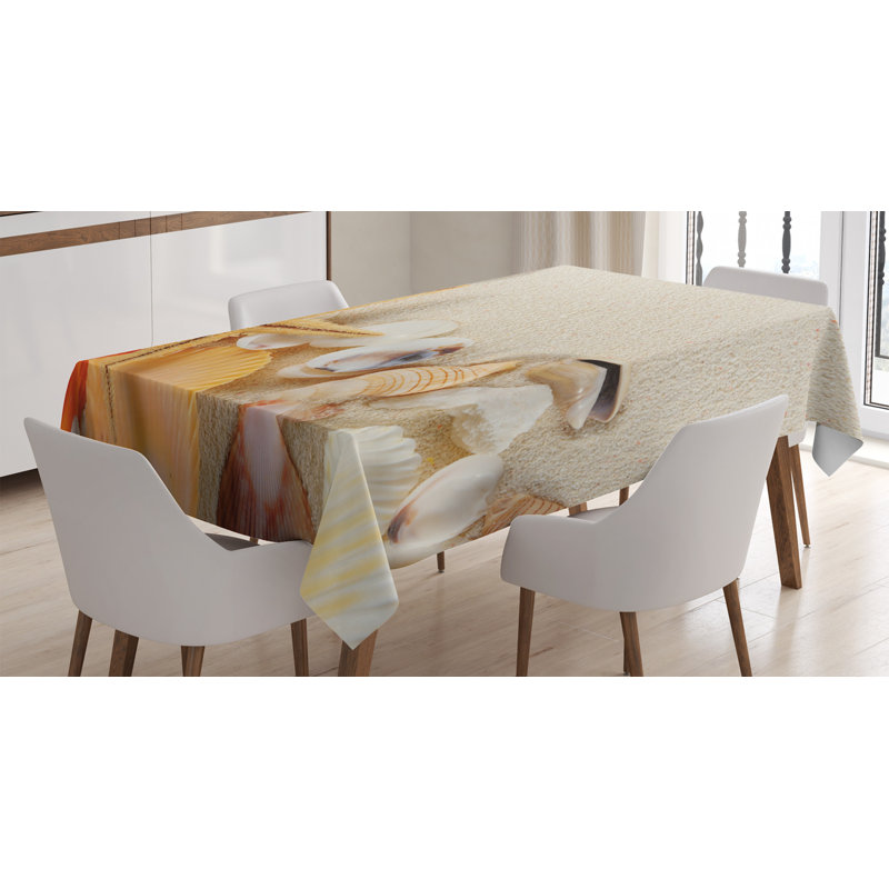 Seashells Tablecloth, 90" L x 60" W