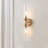 2-Light Bulbs Dimmable Sconces Wall Lighting Tube Glass Wallchiere-2064392858