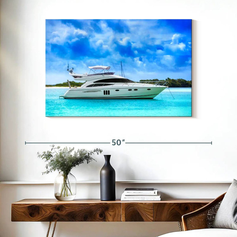 Mehar Caribbean Yacht de luxe, H 26 po x l 39 po