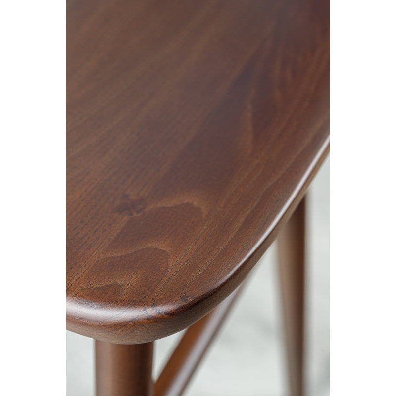 Anvil Chair With Back, Bar Stool (31” Seat Height), Matte Brown