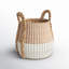 Armadi Two Tone Wicker Basket with Handles-585969835