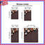 Rideaux à motif floral et voilage obscurcissant - 2 panneaux-143979879-143979899