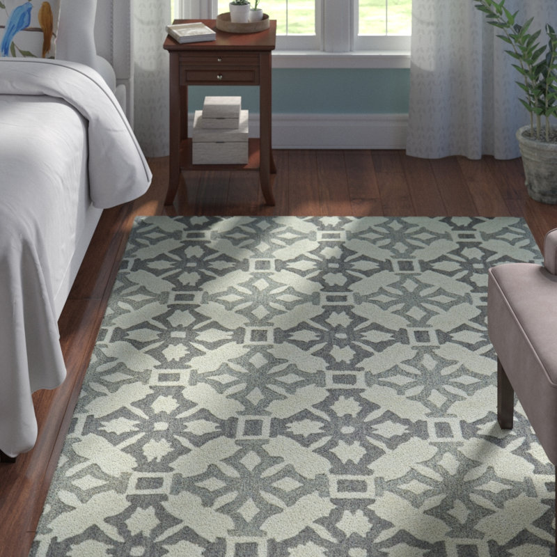 Coppola Wool Floral Indoor Rug, Rectangle 5' x 8'
