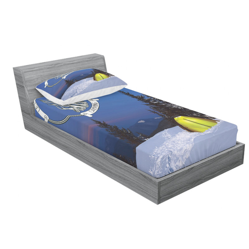 Microfiber Sheet Set, Twin XL Sheet Set with Fitted Sheet