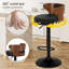 ALFORDSON 2x Bar Stool Swivel Backrest Gas Lift Dining Kitchen Pub Chair