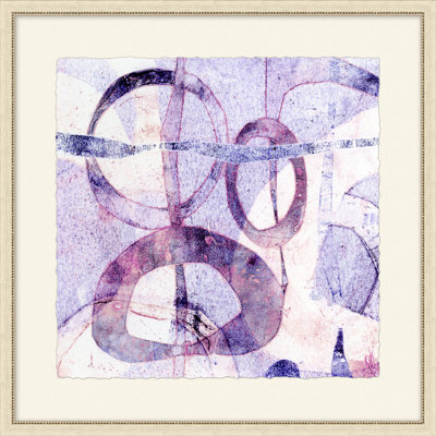 Organic Ties 2 - Peinture encadrée sur papier