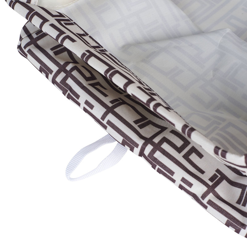 Sac fourre-tout polyvalent brun clair à motif géométrique Krush, Géométrique