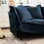 Élégant chenille confortable bleu, canapé modulaire avec housse convertible et 2 coussins pour le salon en forme de L-1236853463