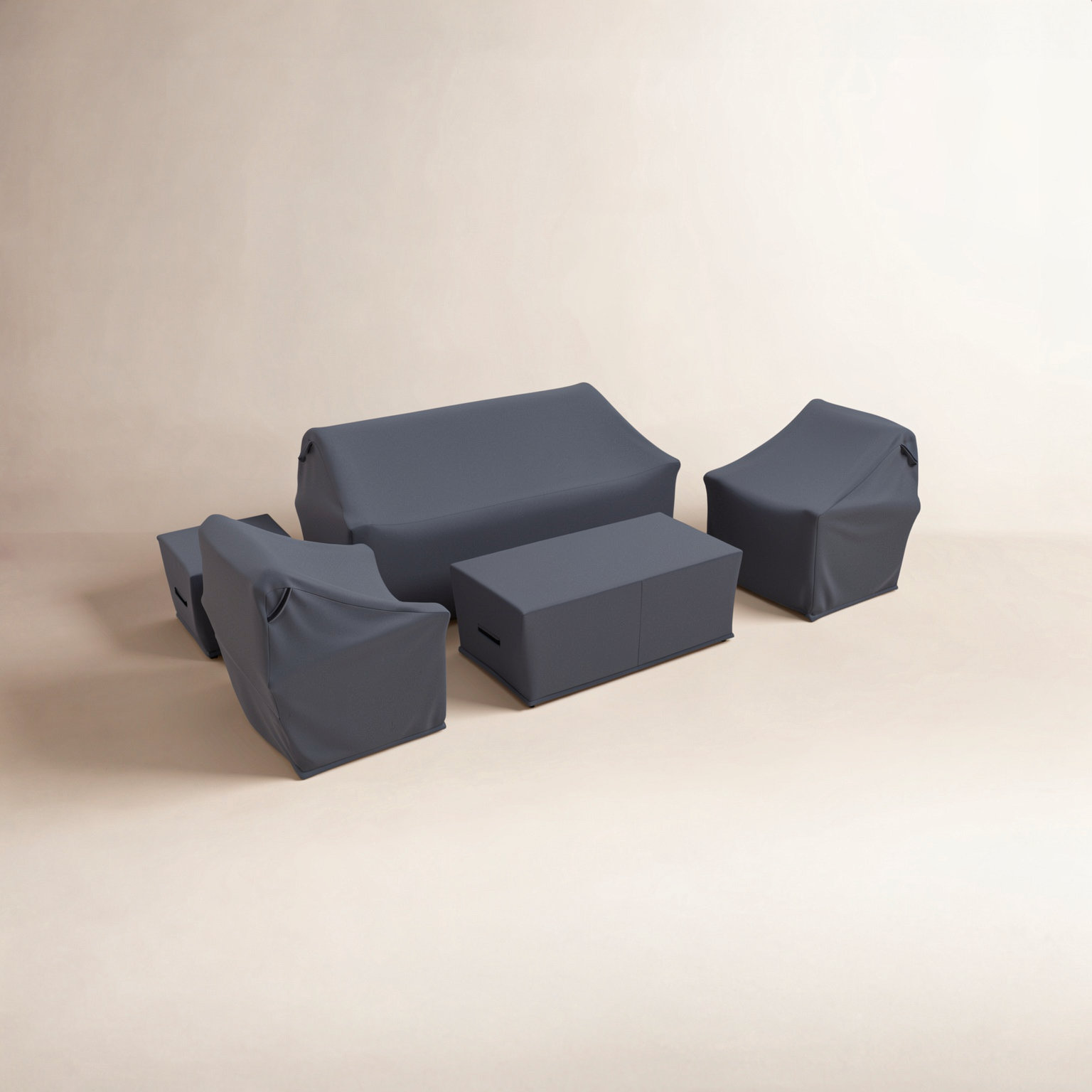 Teak Outdoor Conversation Set Cover