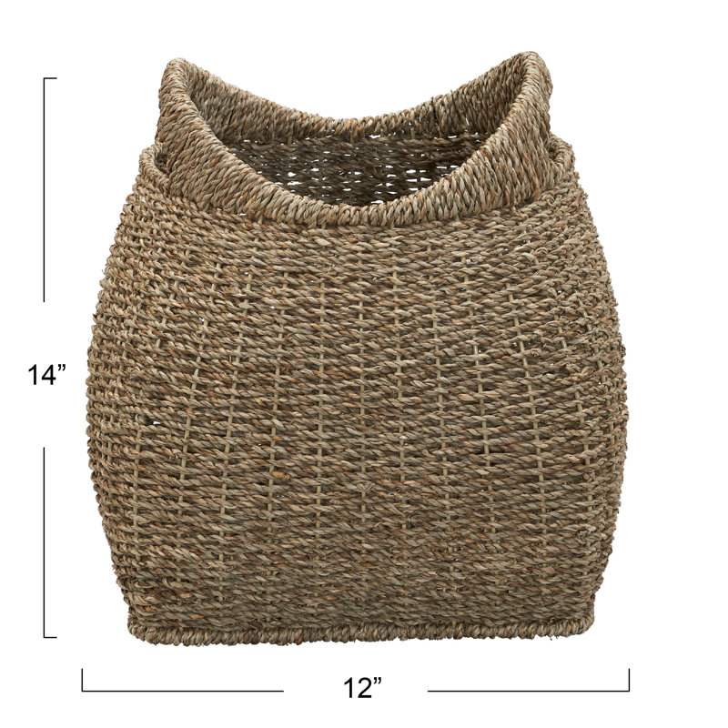 Birch Lane™ Devyani Decorative Basket, Beige