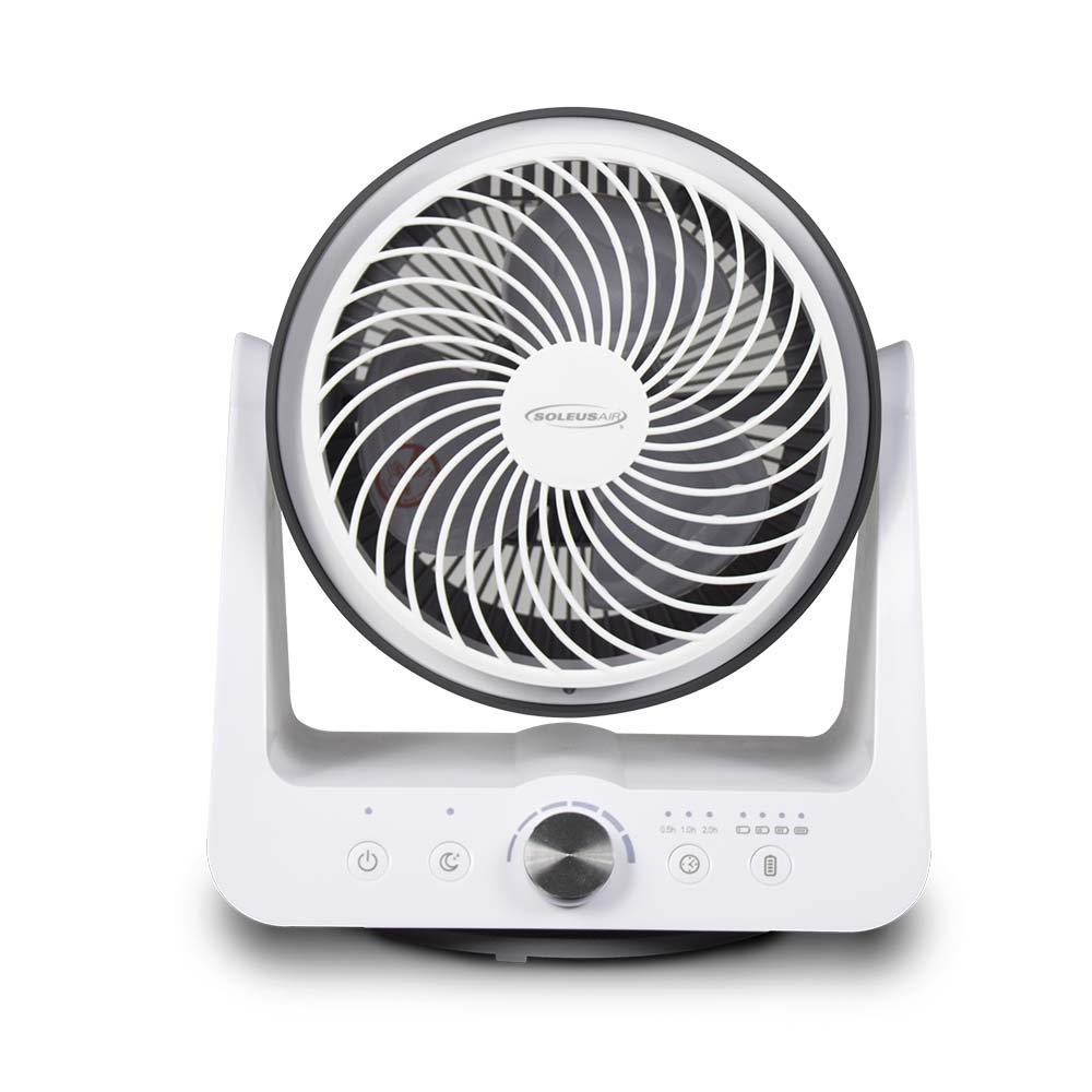 9 in Oscillating Air Circulator Floor Fan Soleus Air