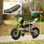 Moto 12V pour enfant avec poignée de gaz, suspension arrière, vert-120869953