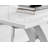 Edzard Chrome & White High Gloss Dining Table Set with 6 Luxury Faux Leather Dining Chairs-1789347406