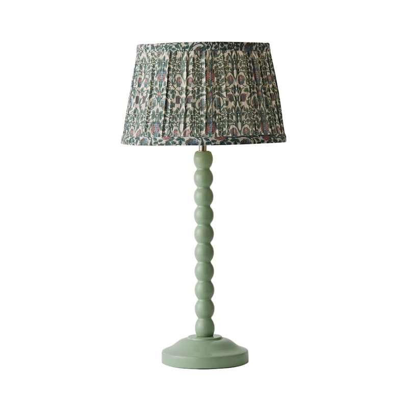 Sanon Wood Table Lamp, Green