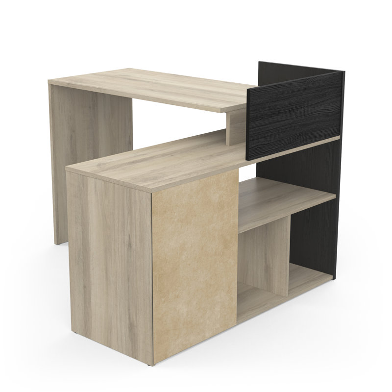 Auriana 121Cm W L-Shaped Corner Writing Desk