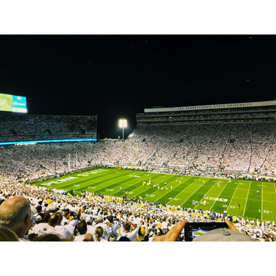 Penn State Football Stadium, College Station, White Out Game, College Football, Stadium, Night Game, Football