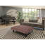Langleyville 60cm Wide Rectangle Geometric Cocktail Ottoman