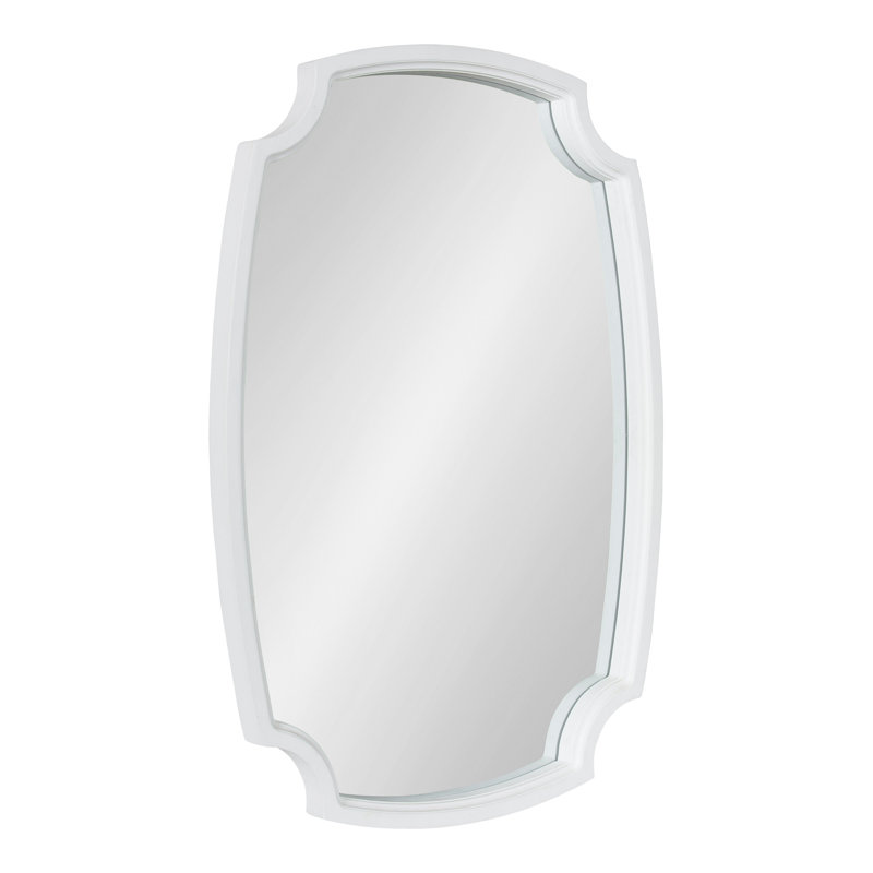 Miroir de salle de bain Nikkie, Blanc