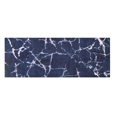 Luxurious Woven Cotton Cushioned Thick Kitchen Mat Runner Rug Set Of 2  - Anti-Fatigue, Anti-Skid, - 18''X48'' & 18''X30''