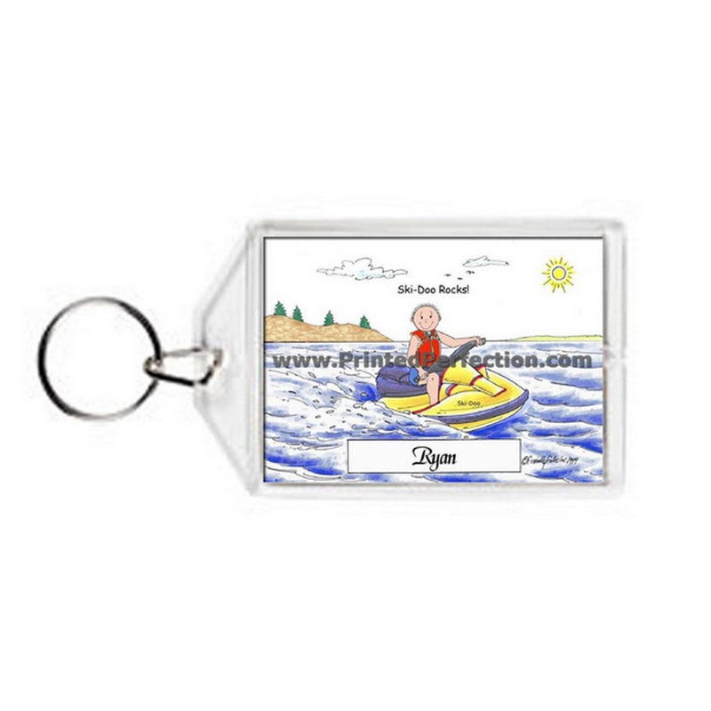 Porte-clés jet ski personnalisé