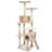 PETMAKER 5.5FT Cat Tree with Scratch Posts, Beige