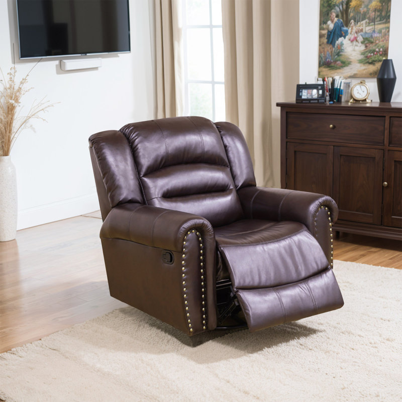 Vandever Faux Leather Home Theater Seat