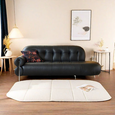 Chaise longue en similicuir Premium