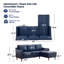 Canapé modulaire réversible 2 pièces Azriah-340123605