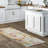 Vita Colorful Abstract Power Loom Performance Yellow/Cream/Pink Rug-308353079