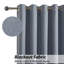 Blackout Linen Eyelet Curtains Set of 2 - Thermal Door & Window Panels-1572398664-1572398657
